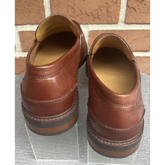 Men\'s Cole Haan Brown Leather Loafers Shoes Size 10M Made in India main image 5